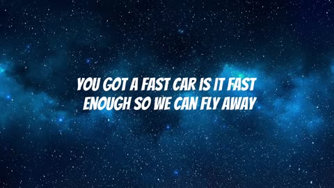 Fast Car - Luke Combs | Lyrics