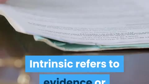 Intrinsic Evidence