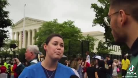 Pro-Choice Protesters' Brains BREAK From One Question