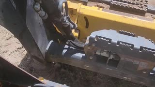 First time using skid steer!