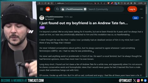 Woman DUMPS BOYFRIEND For Listening To Andrew Tate In HIKLARIOUSLY UNHINGED Rant