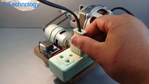 Turn a fan motor into a high power generator 220v 4000w To Create Free Energy