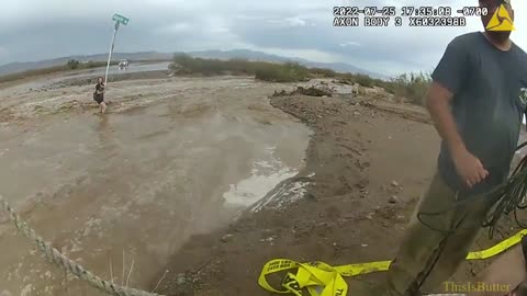 Mohave County deputies rescue woman clinging to stop sign during flooding