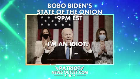 LIVE NOW: Bobo Biden's, State of the ONION Address, Link In Description