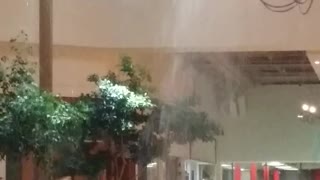 Heavy Rain Falls Through Ceiling