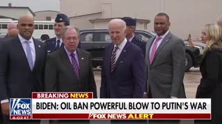 Biden on rising gas prices: "Russia's responsible."