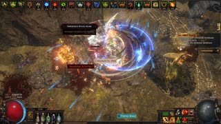 Path of Exile - Cyclone in a Canyon map