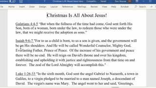 Christmas is All About Jesus! - Bible Study | Don Nourse - FLMUSA 12/23/2020