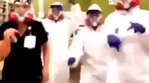 Nurses dancing during deadliest pandemic ever