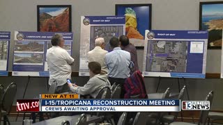 I-15, Tropicana reconstruction meeting