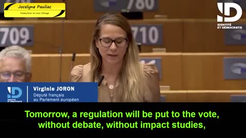 Vidéo sous-titrée en anglais - Virginie Joron - Députée UE