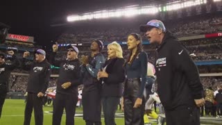 Jill Biden Taunted By Eagles Fans With FJB Chant