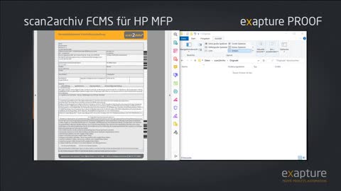 scan2archiv FCMS für HP MFP