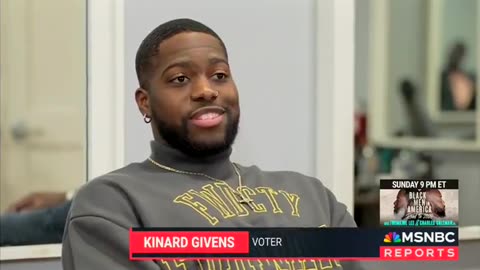 "We're Broke with Biden - We Weren't with Trump" - Black Man at Barbershop Tells MSNBC