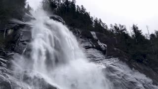 Shannon waterfalls in Canada Squamish, BC