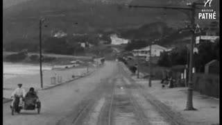 A drive from Simons Town to Cape in the 1920's