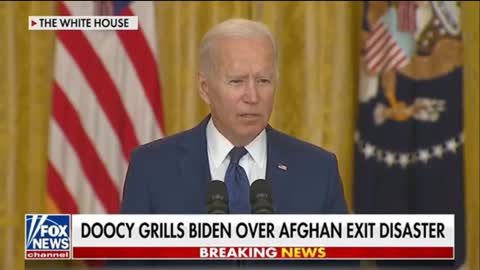 Absolutely real Biden's reaction to the question about Afghanistan
