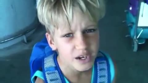 Frightening child vid