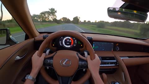 2021 Lexus LC 500 Convertible - POV Driving Impressions