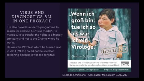 Where does SARS-COV2 come from? Dr. Bodo Schiffmann 06.02.2021