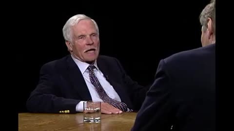 Ted Turner—who has six children— talk about the need to reduce the world's population