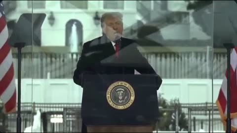 President Trump responds to critics about his rally speech on Jan 6th