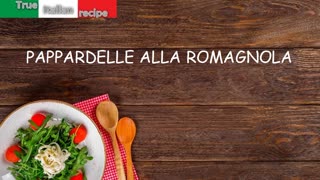 ENG - Pappardelle alla romagnola