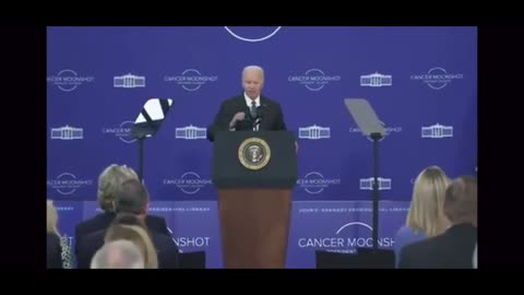Biden Confused After Moonshot Speech: Aides Have to Intervene