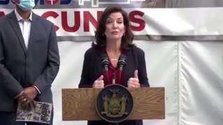 New York Gov. Hochul announces emergency measures re. vaccine mandate for healthcare workers