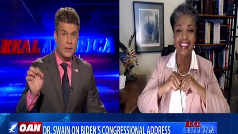 Dr. Carol Swain Discusses Biden's Speech on OANN - Real America W/Dan Ball