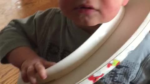 Toddler Somehow Gets Himself Stuck in Toilet Seat