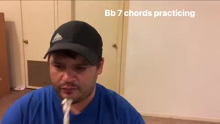 Bb 7 chords practicing