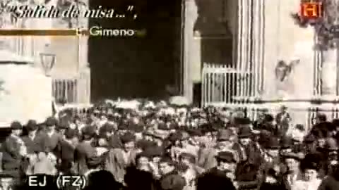 Salida de misa de doce del Pilar de Zaragoza (1897 Film) -- Directed By Eduardo Jimeno -- Full Movie