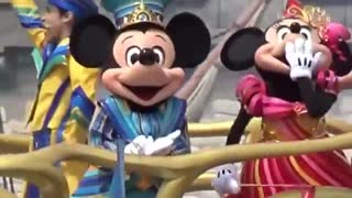 Adorable King Micky Mouse And Queen Minnie Mouse Show