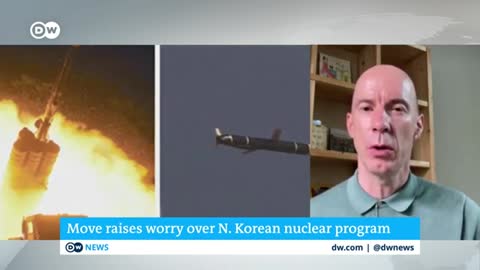 North Korea test fires long range cruise missile.