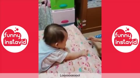funny baby video try not to laugh as you watch