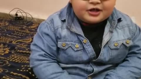 Cute Ahmad Shah and his adorable video