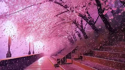 Be sure to share to like you want to ask you to go to a rain of cherry blossoms the smell of spring!