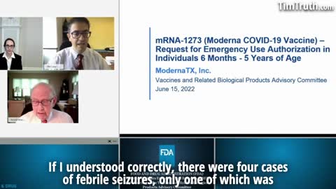 Moderna Tells FDA About The Baby Trial Subject w/ 2X Seizures ; Why Is FDA Ignoring VAERS?!