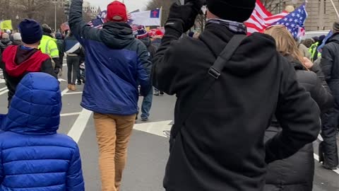 Wow! Jan 6th marching past Trump hotel!!!