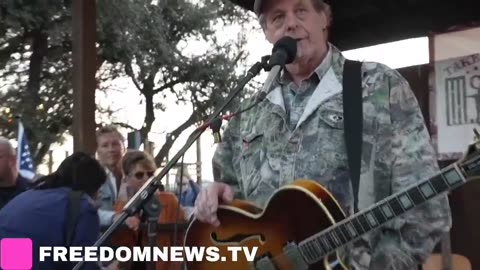 Ted Nugent speaking at “Take Our Border Back” convoy rally #protest #borderconvoy .