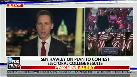 Hawley: "Somebody has to stand up"