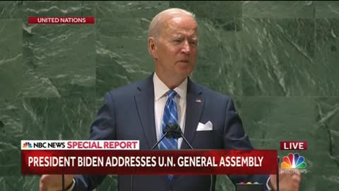 BREAKING NEWS-biden addresses 76th U.N. general assembly