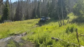 Jk and JT make it through a small mud pit