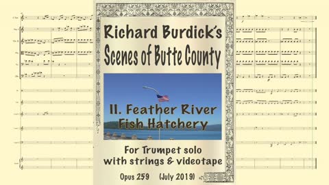 #Feather #River #Fish #Hatchery for solo #trumpet, #string quintet & videotape #Richard O. #Burdick