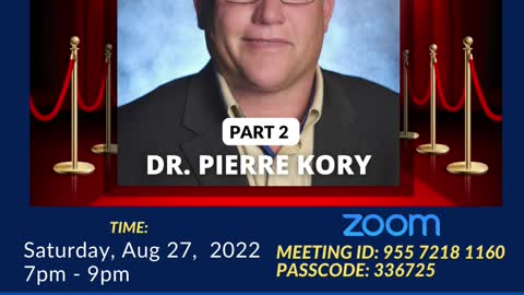 CDC Ph Weekly Huddle Aug 27, 2022 Live with Dr. Pierre Kory Part 2