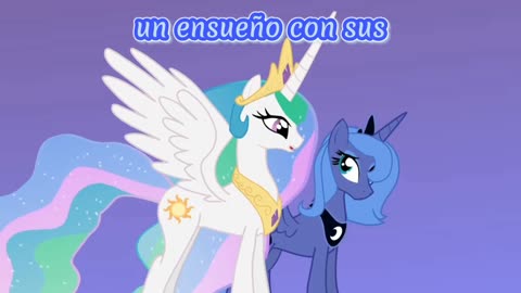 Soaring with stars my little pony