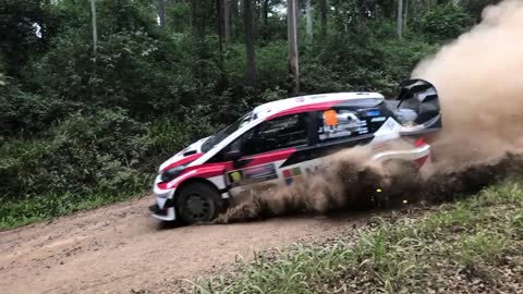 Near Miss at Rally Championship