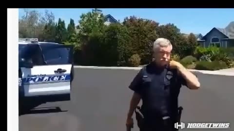 Cop confrontation goes viral (2015) (Hodgetwins Repost)