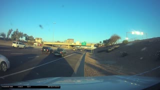 Driver Falls Asleep in Front of Cammer on Busy Highway